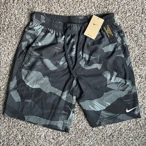 Nike Black and Gray Athletic Shorts
